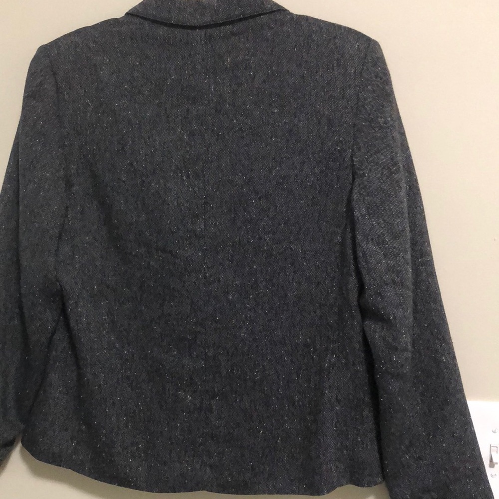 Pykettes Blazer Jacket SZ 14 Tweed  Black White - Picture 6 of 6